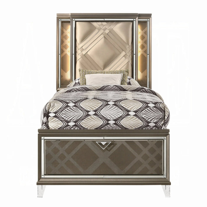 ACME Skylar Full Bed W/Led & Storage - Bed & Sofa Hub