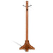 Sunny Designs Sedona 72" Freestanding Wood Hat Rack in Rustic Oak - Bed & Sofa Hub