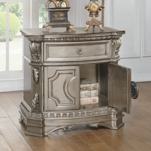 ACME Northville Nightstand W/Wooden Top - Bed & Sofa Hub