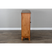 Sunny Designs Sedona 42" Adjustable Shelf Wood Bookcase in Rustic Oak - Bed & Sofa Hub