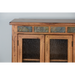 Sunny Designs Sedona 42" Adjustable Shelf Wood Bookcase in Rustic Oak - Bed & Sofa Hub