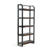 Sunny Designs Homestead Metal Frame Bookcase Tobacco Leaf - Bed & Sofa Hub