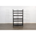 Sunny Designs 48" Mahogany Wood Folding Bookcase Black Walnut - Bed & Sofa Hub