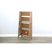 Sunny Designs  60" Mahogany Wood Folding Bookcase Desert Rock - Bed & Sofa Hub