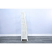 Sunny Designs  60" Mahogany Wood Folding Bookcase Marble White - Bed & Sofa Hub