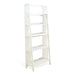 Sunny Designs  72" Mahogany Wood Folding Bookcase Marble White - Bed & Sofa Hub