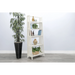 Sunny Designs  72" Mahogany Wood Folding Bookcase Marble White - Bed & Sofa Hub