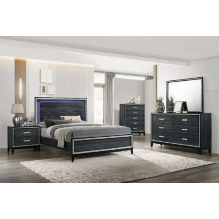 ACME Haiden EK Bed W/Led - Bed & Sofa Hub