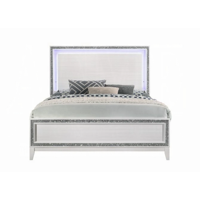 ACME Haiden Queen Bed W/Led - Bed & Sofa Hub
