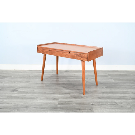 Sunny Designs 48" Mid-Century Desk Cinnamon - Bed & Sofa Hub