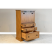 Sunny Designs Sedona 52.5" Traditional Wood Laptop Armoire in Rustic Oak - Bed & Sofa Hub
