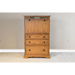 Sunny Designs Sedona 52.5" Traditional Wood Laptop Armoire in Rustic Oak - Bed & Sofa Hub