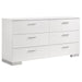 Coaster Jeremaine 4-piece Bedroom Set White - Bed & Sofa Hub