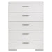 Coaster Jeremaine 5-piece Bedroom Set White - Bed & Sofa Hub