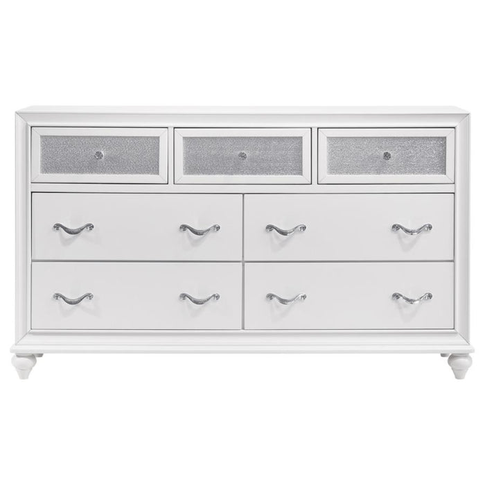 Coaster Barzini 4-piece Bedroom Set White - Bed & Sofa Hub