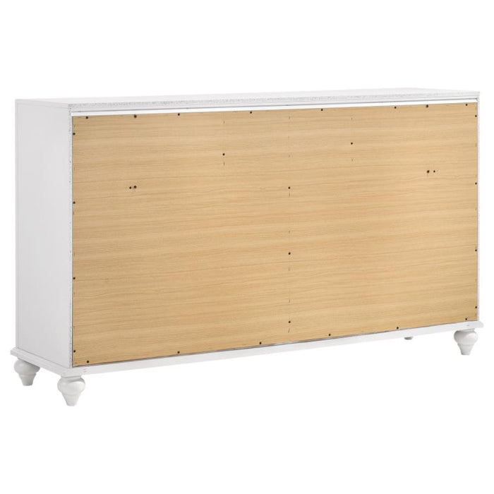 Coaster Barzini 4-piece Bedroom Set White - Bed & Sofa Hub