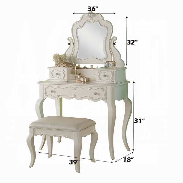ACME Edalene Vanity Desk W/Mirror - Bed & Sofa Hub
