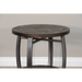 Sunny Designs Homestead 24" Mahogany Wood & Metal End Table in Tobacco Leaf - Bed & Sofa Hub
