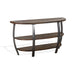 Sunny Designs Homestead 52" Mahogany Wood & Metal Sofa Table in Tobacco Leaf - Bed & Sofa Hub