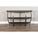 Sunny Designs Homestead 52" Mahogany Wood & Metal Sofa Table in Tobacco Leaf - Bed & Sofa Hub