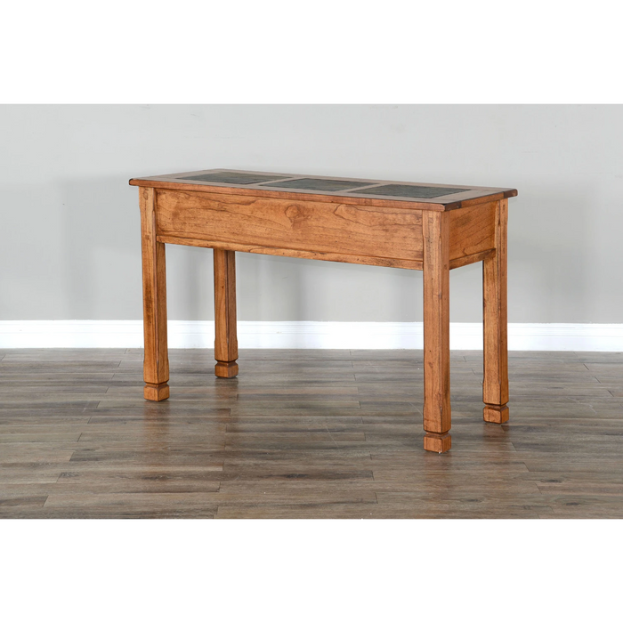 Sunny Designs Sedona 48" Transitional Wood Sofa Table in Rustic Oak - Bed & Sofa Hub