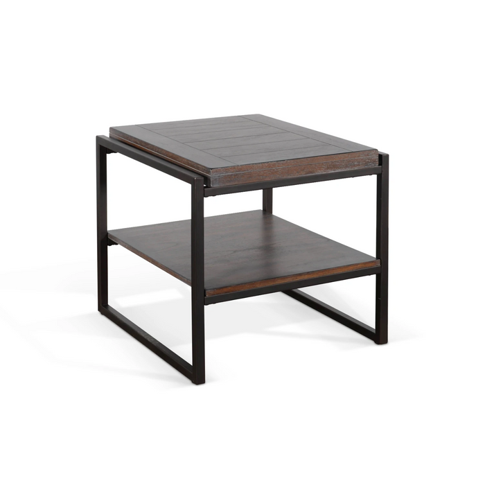 Sunny Designs French Metal Sled Base End Table French - Bed & Sofa Hub