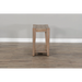 Sunny Designs 25" Modern Mindi Wood Chair Side Table in Weathered Brown - Bed & Sofa Hub