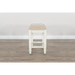 Sunny Designs Pasadena Counter Mahogany Counter Stool in Off White/Light Brown Marble White and Buck Skin - Bed & Sofa Hub