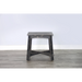 Sunny Designs Marina Farmhouse Mahogany Wood Chair Side Table in Black Sand - Bed & Sofa Hub