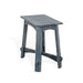 Sunny Designs Marina Farmhouse Mahogany Wood Chair Side Table in Ocean Blue - Bed & Sofa Hub