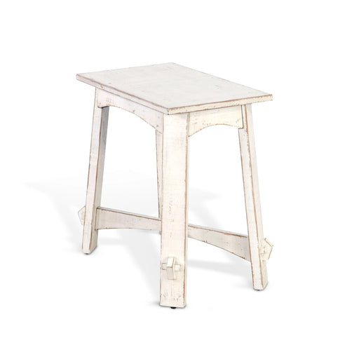 Sunny Designs White Sand Chair Side Table White Sand - Bed & Sofa Hub