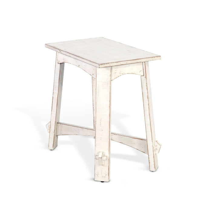 Sunny Designs White Sand Chair Side Table White Sand - Bed & Sofa Hub