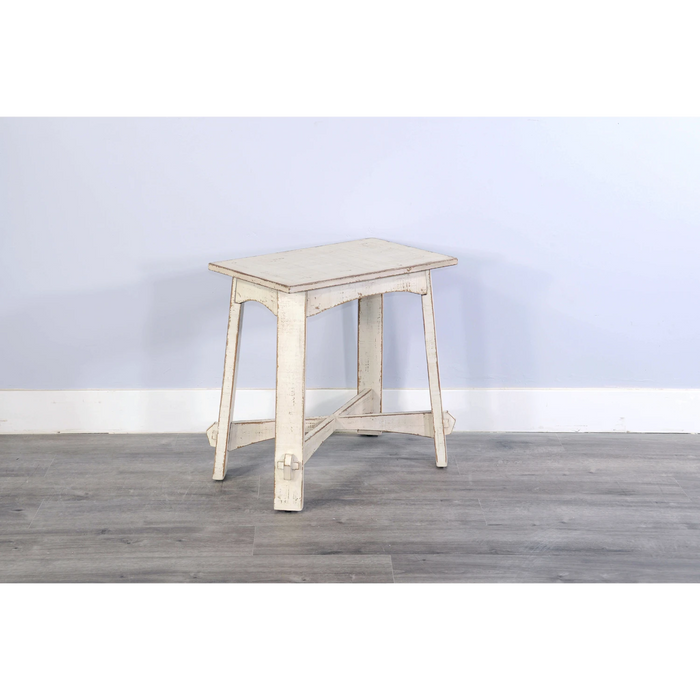 Sunny Designs White Sand Chair Side Table White Sand - Bed & Sofa Hub