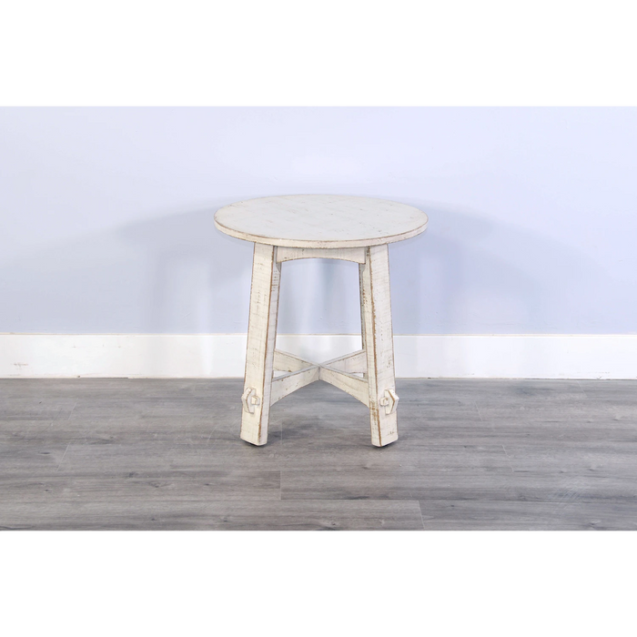Sunny Designs End Table White Sand - Bed & Sofa Hub