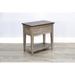 Sunny Designs Chair Side Table Tobacco Leaf and Alpine Grey - Bed & Sofa Hub