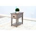 Sunny Designs Chair Side Table Tobacco Leaf and Alpine Grey - Bed & Sofa Hub