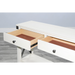 Sunny Designs Bayside Marble White Wood Sofa Table Marble White - Bed & Sofa Hub
