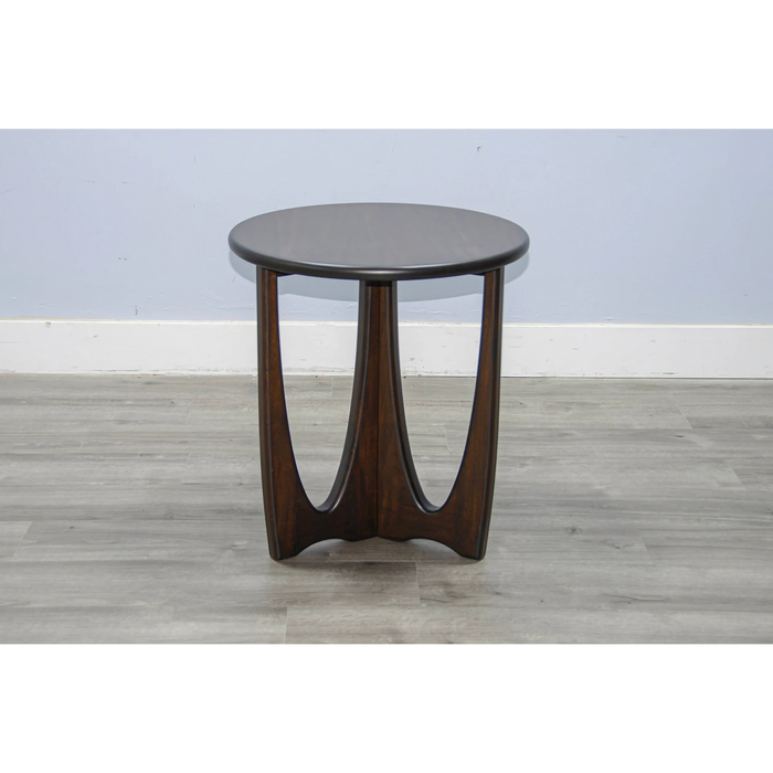 Sunny Designs Sinatra Chair Side Table Coffee Bean - Bed & Sofa Hub