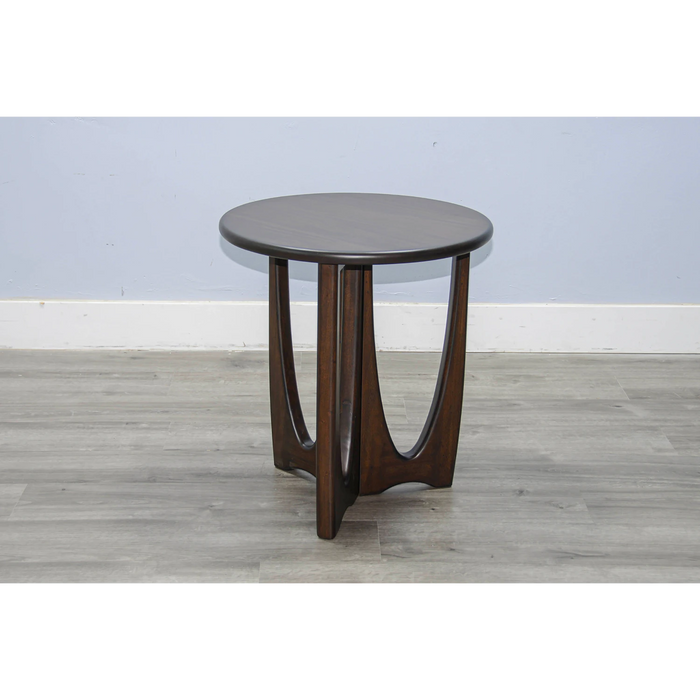 Sunny Designs Sinatra Chair Side Table Coffee Bean - Bed & Sofa Hub