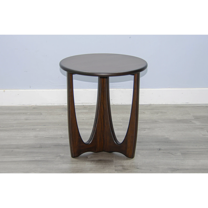 Sunny Designs Sinatra Chair Side Table Coffee Bean - Bed & Sofa Hub