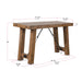 Sunny Designs Doe Valley 51" Mahogany Wood Sofa/Console Table in Taupe Brown Buckskin - Bed & Sofa Hub