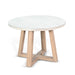 Sunny Designs Rowan Round End Table Light Grey/Wheat - Bed & Sofa Hub