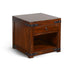 Sunny Designs Santa Fe End Table Dark Chocolate - Bed & Sofa Hub