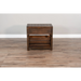 Sunny Designs Homestead Chair Side Table Tobacco Leaf - Bed & Sofa Hub