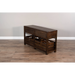 Sunny Designs Homestead Sofa Media Table Tobacco Leaf - Bed & Sofa Hub