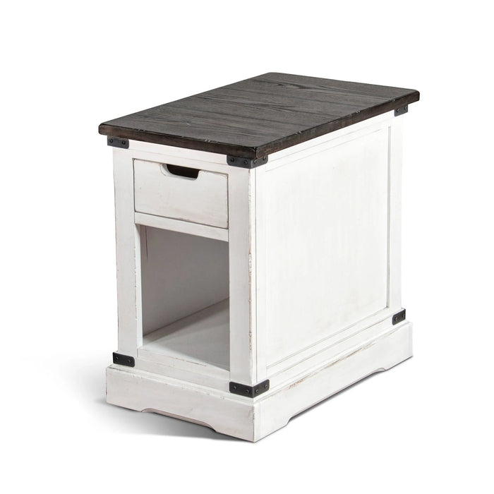 Sunny Designs Barn Chair Side Table French Country - Bed & Sofa Hub