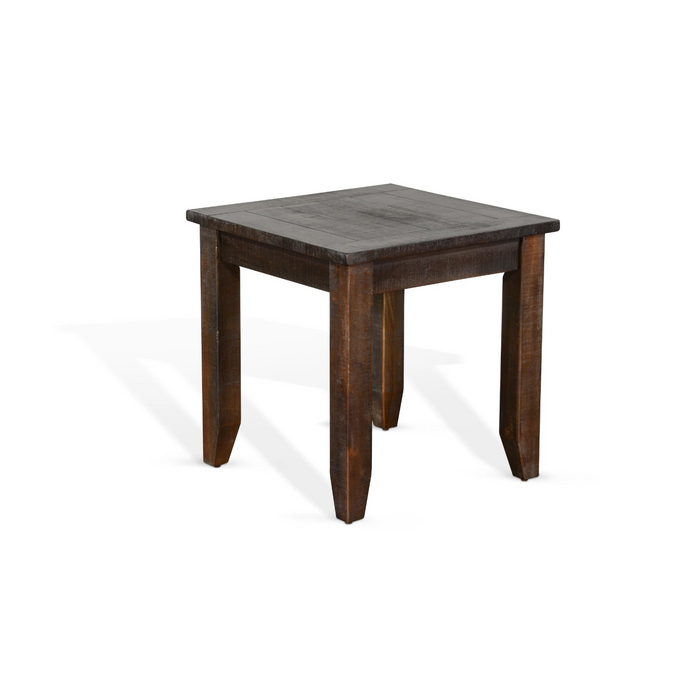 Sunny Designs Wood End Table Tobacco Leaf - Bed & Sofa Hub