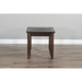 Sunny Designs Wood End Table Tobacco Leaf - Bed & Sofa Hub