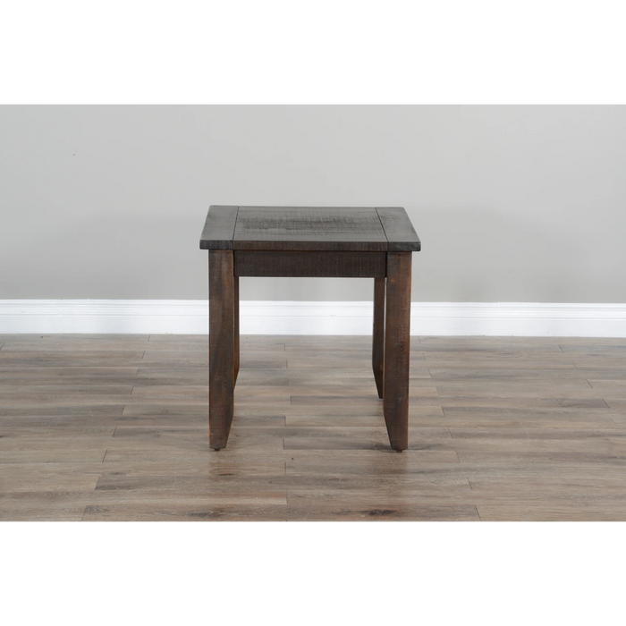 Sunny Designs Wood End Table Tobacco Leaf - Bed & Sofa Hub