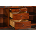 Sunny Designs Santa Fe Entertainment Wall with 2 Piers Dark Chocolate - Bed & Sofa Hub